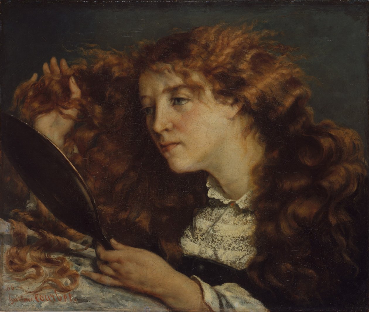 Jo, irská kráska od Gustave Courbet