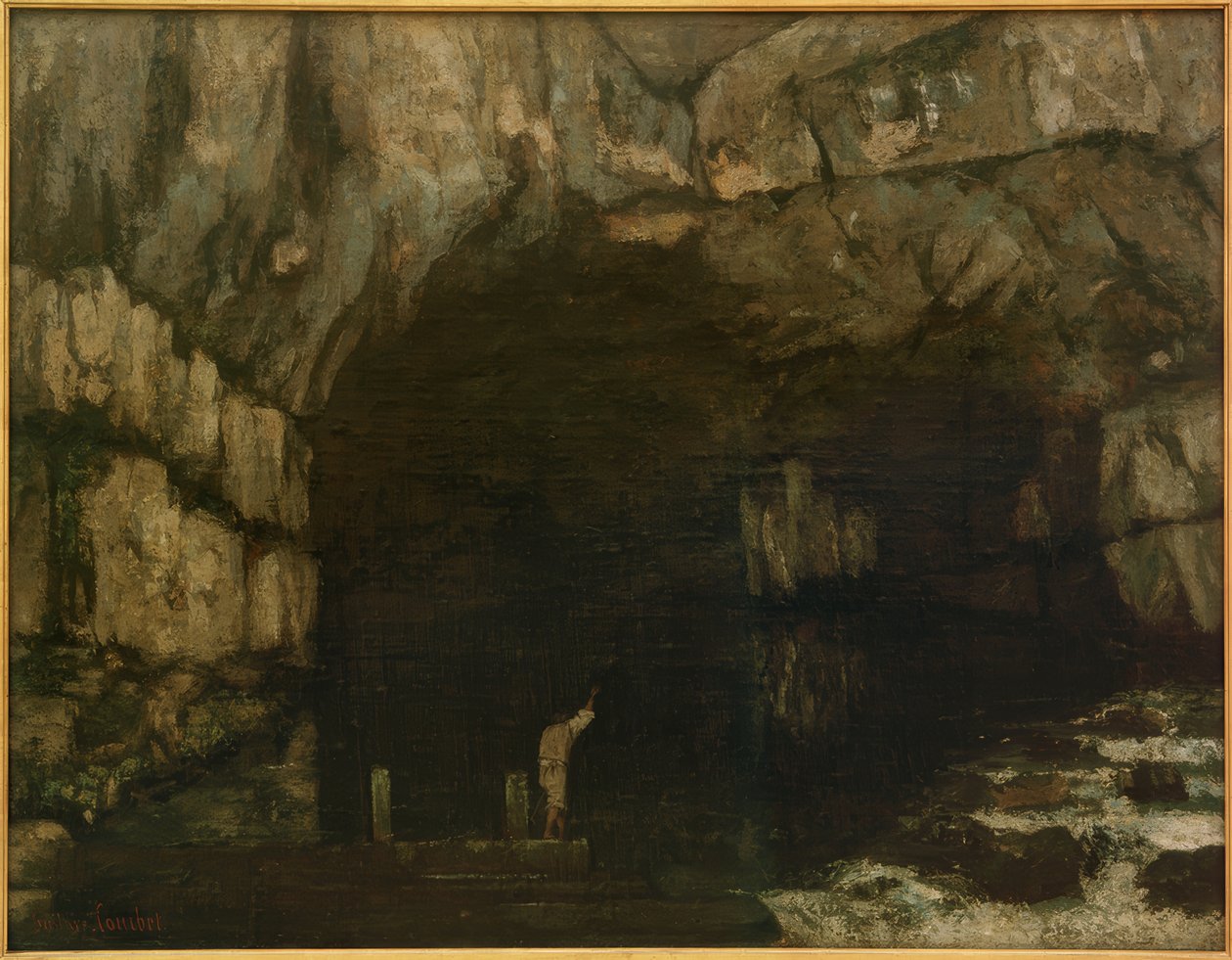 Zdroj Loue od Gustave Courbet
