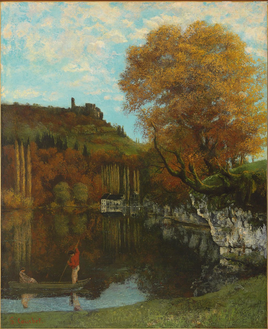 Zrcadlo Scey-en-Varais, 1864-68 od Gustave Courbet