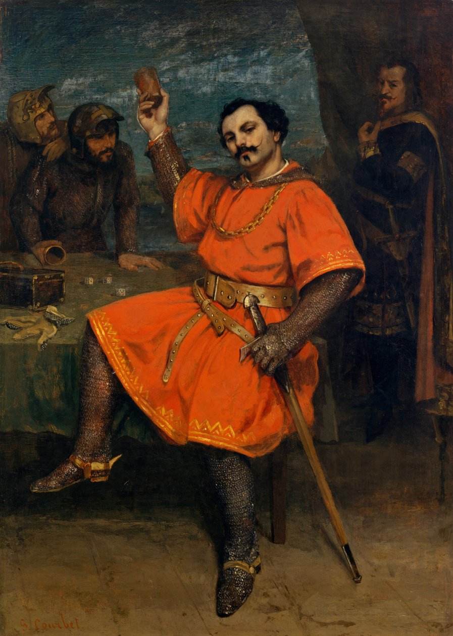 Louis Gueymard 1822-1880 jako Robert ďábel, 1857. od Gustave Courbet