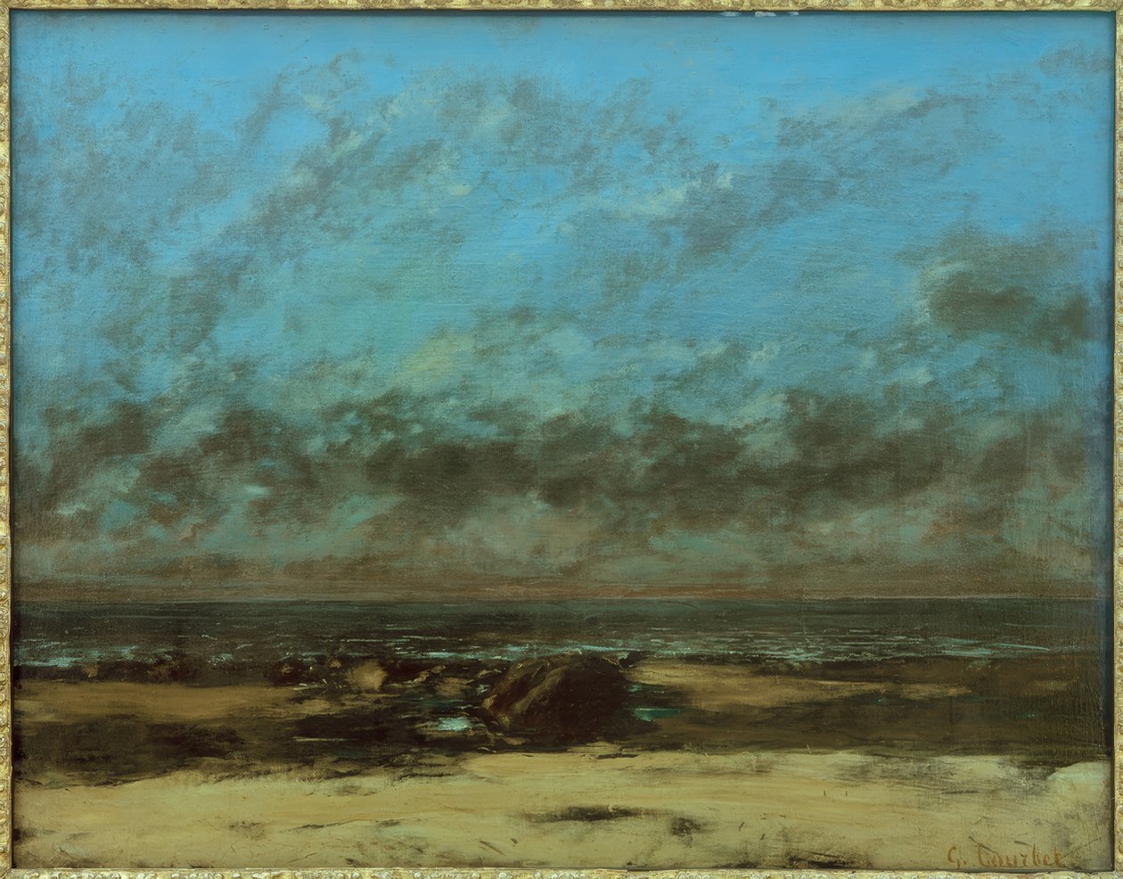 Mořské, odliv od Gustave Courbet