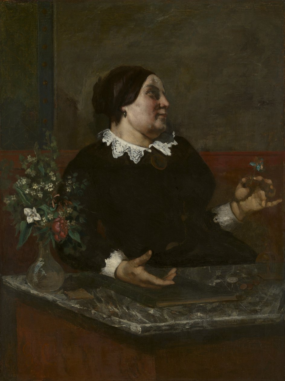 Matka Grégoire, 1855 a 1857-59 od Gustave Courbet