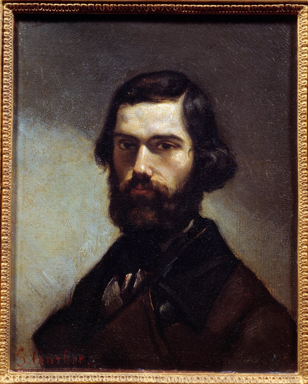 Portrét Julese Vallese (1832-1885), spisovatele, novináře a politika. Obraz Gustava Courbeta (1819-1877) od Gustave Courbet