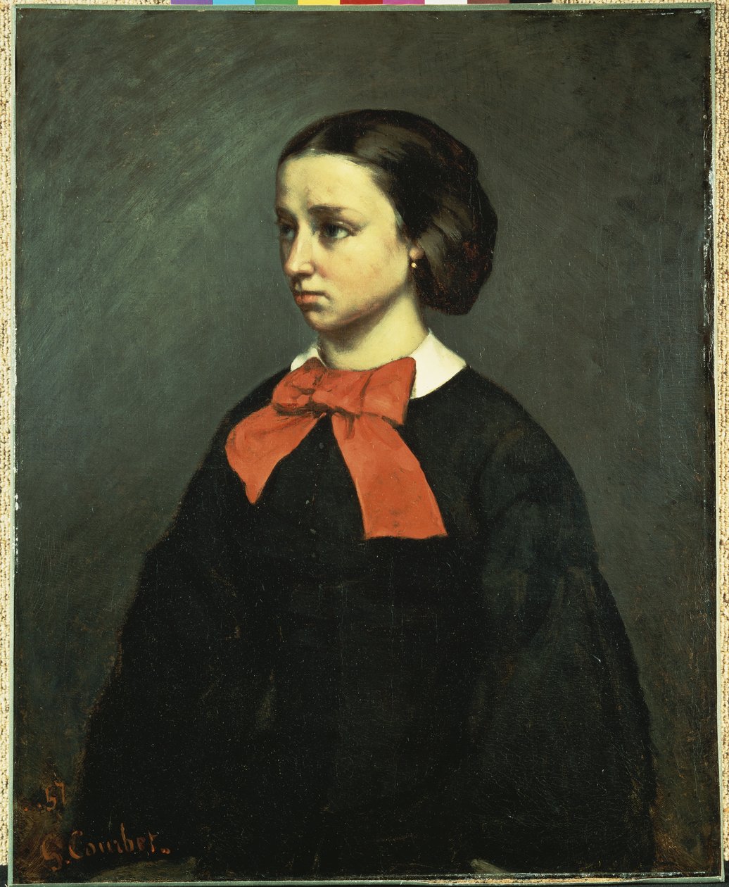 Portrét slečny Jacquet, 1857 od Gustave Courbet
