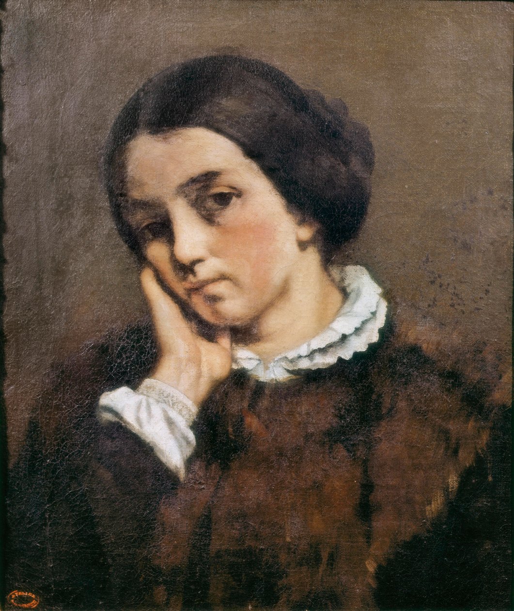 "Portrét Zelie Courbet" 1846 (olej na plátně) od Gustave Courbet