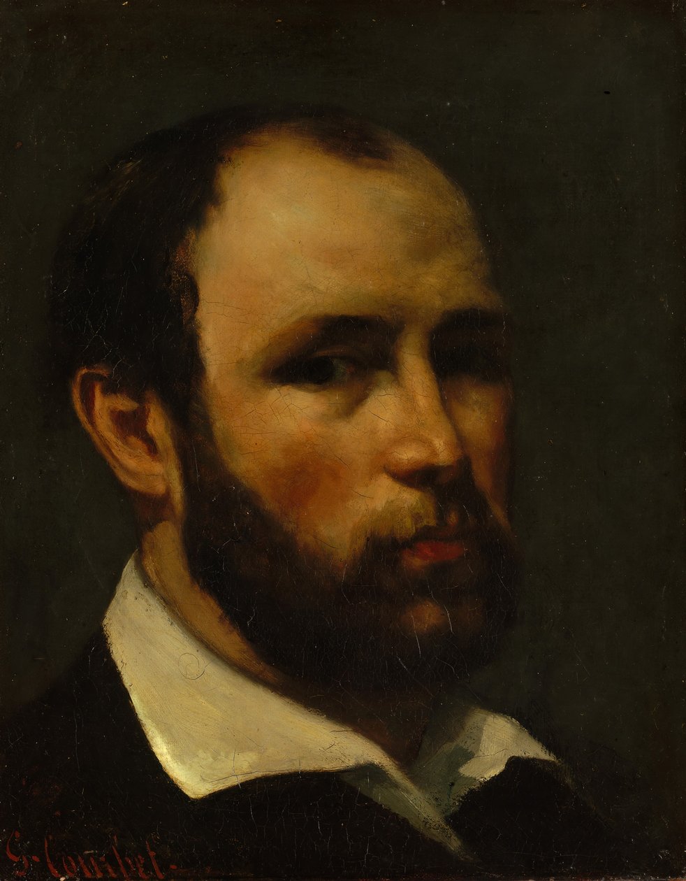 Portrét muže, pravděpodobně ca. 1862. od Gustave Courbet