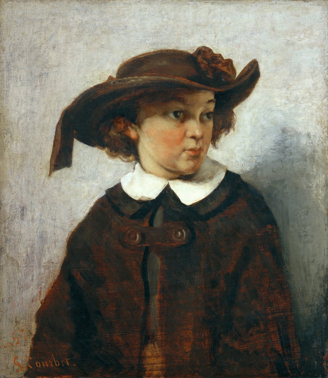 Portrét mladé dívky od Gustave Courbet