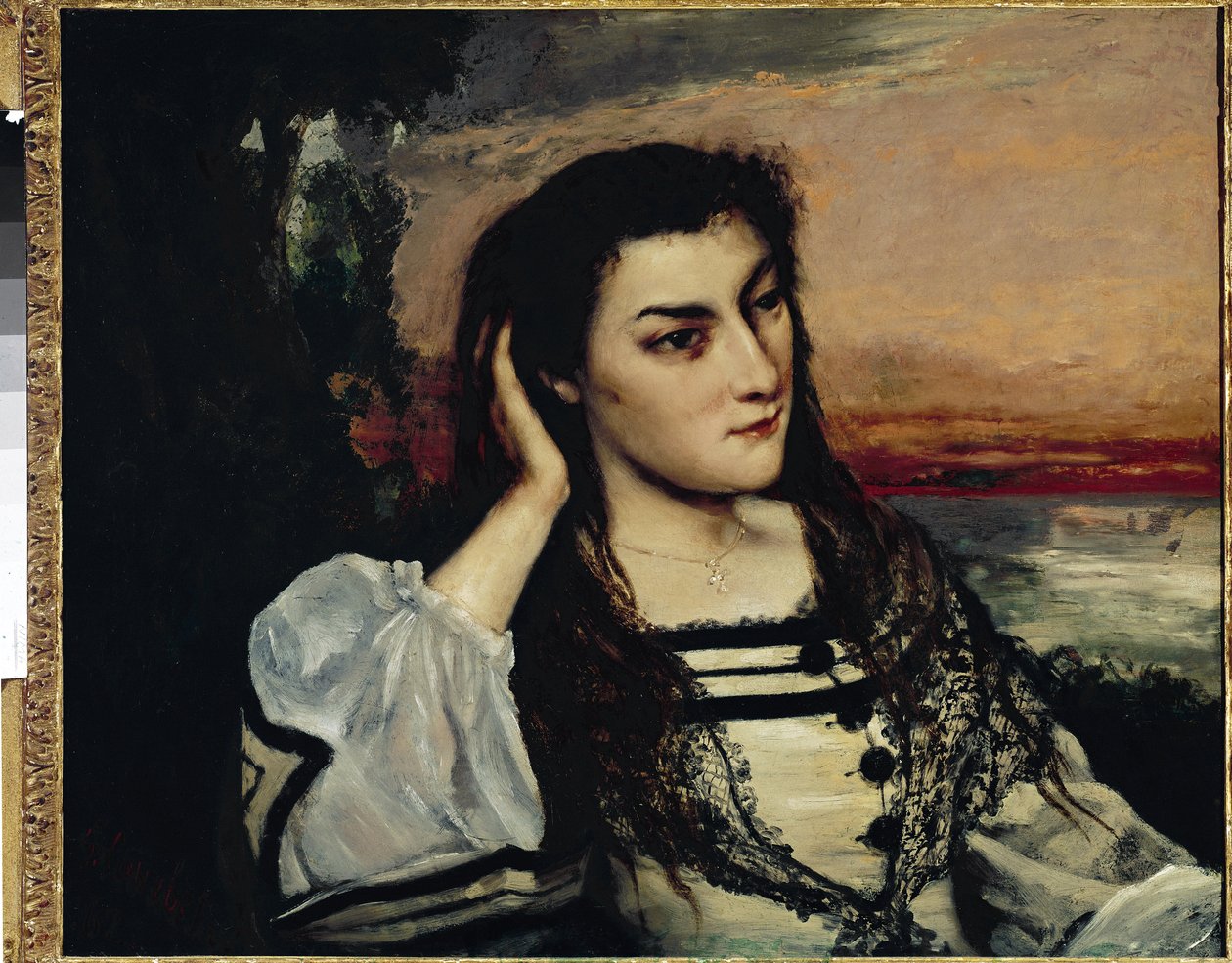 Snít portrét Gabrielle Borreau) od Gustave Courbet