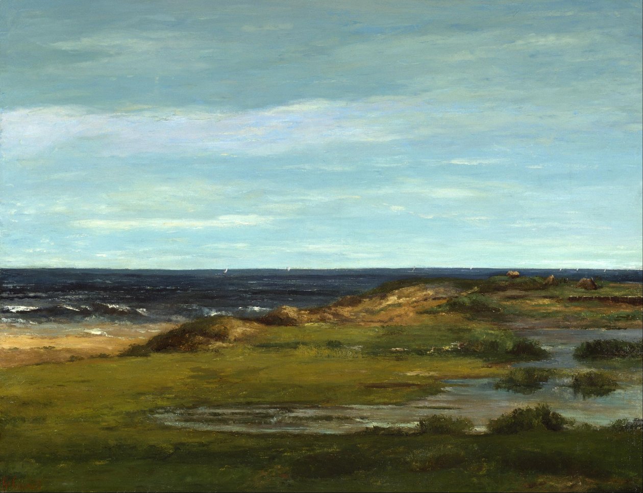Přímořská krajina od Gustave Courbet