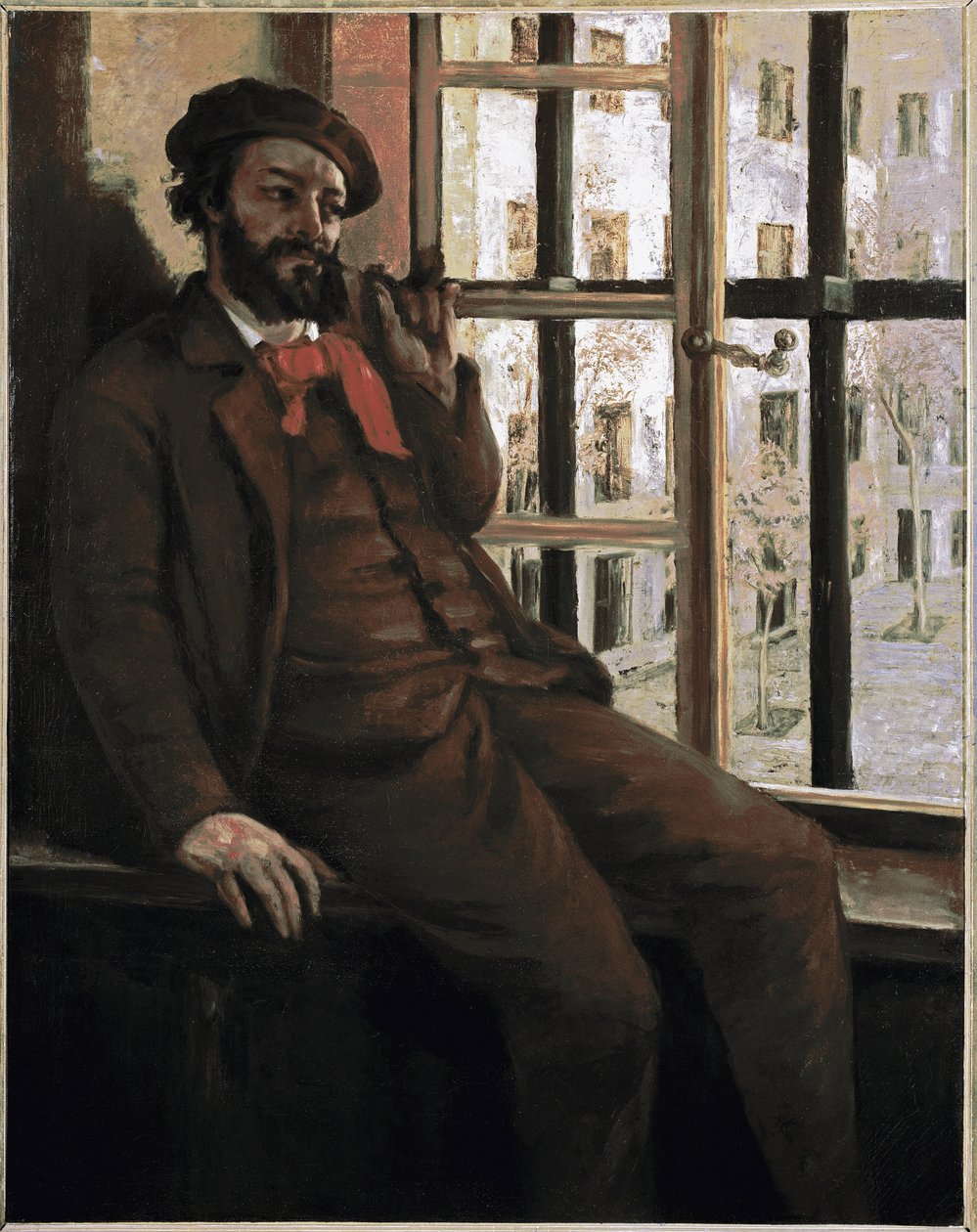 Autoportrét ve věznici Sainte-Pelagie Umělec byl uvězněn za účast v komuně - Obraz Gustava Courbeta od Gustave Courbet