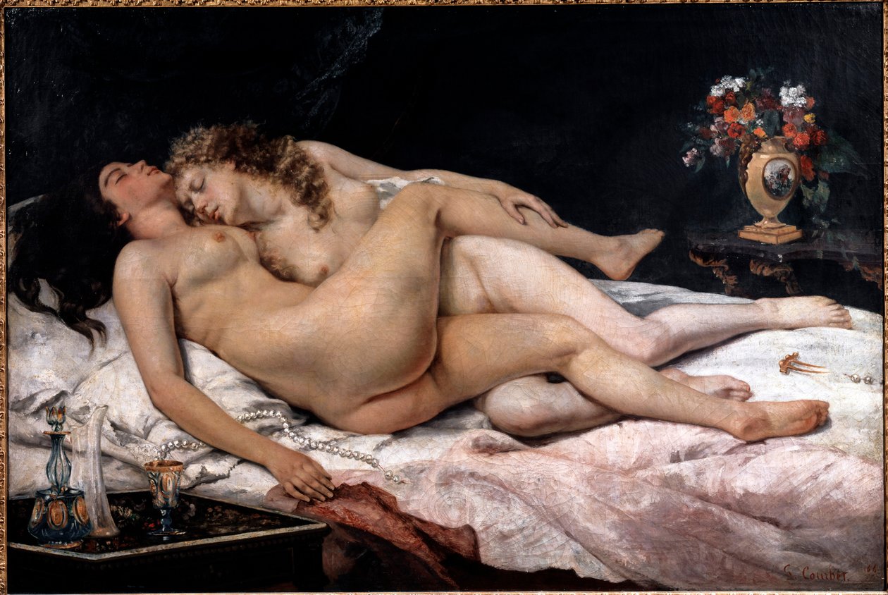 Sleep nebo Sleeper od Gustave Courbet