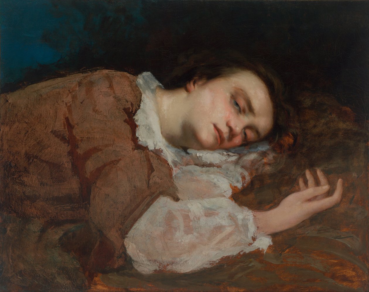 Studie pro dámy z břehů Seiny Léto, 1856 od Gustave Courbet