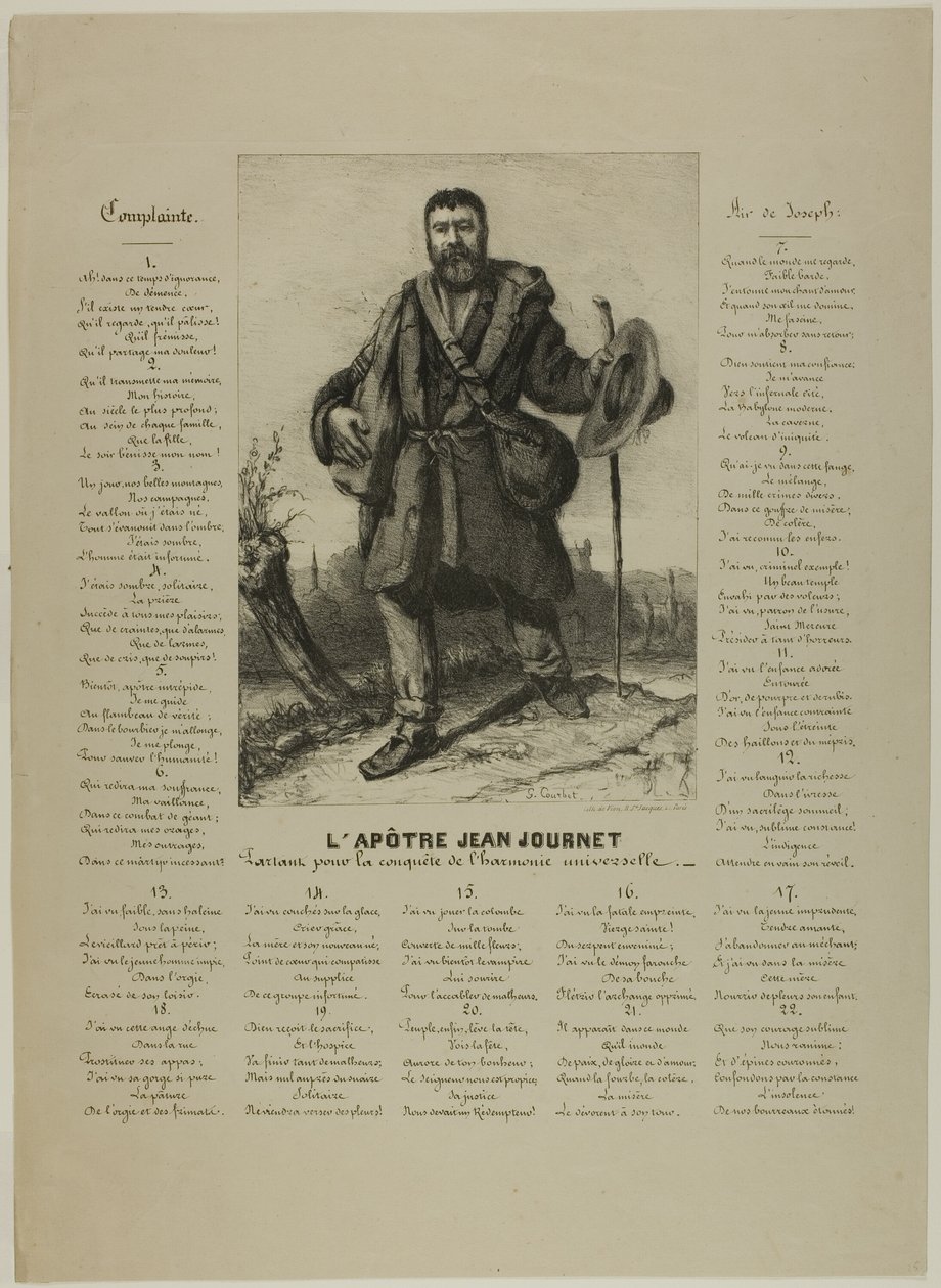 Apoštol Jean Journet od Gustave Courbet