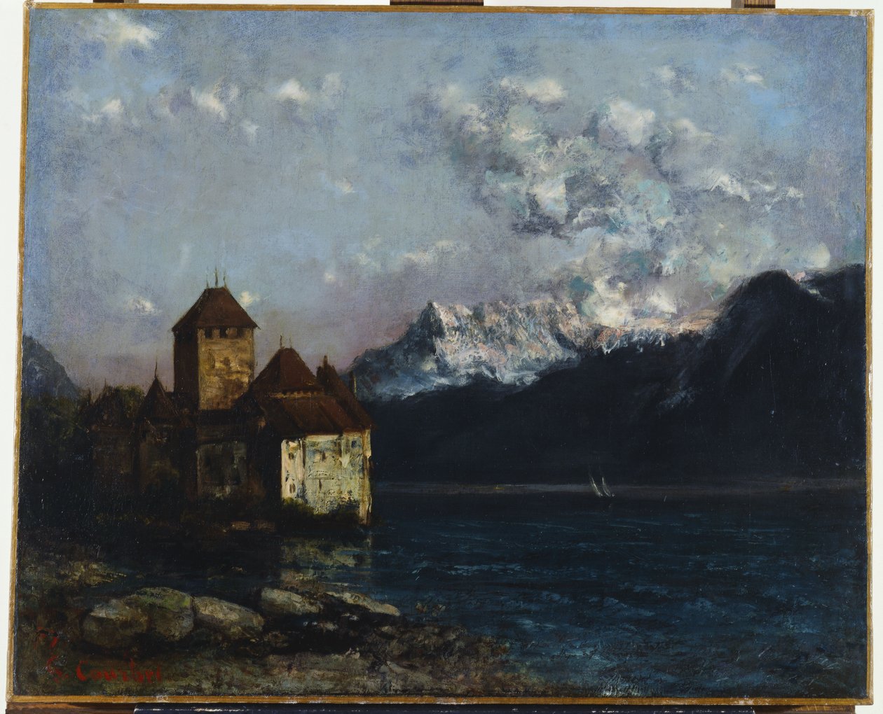 Chateau de Chillon, 1877 od Gustave Courbet