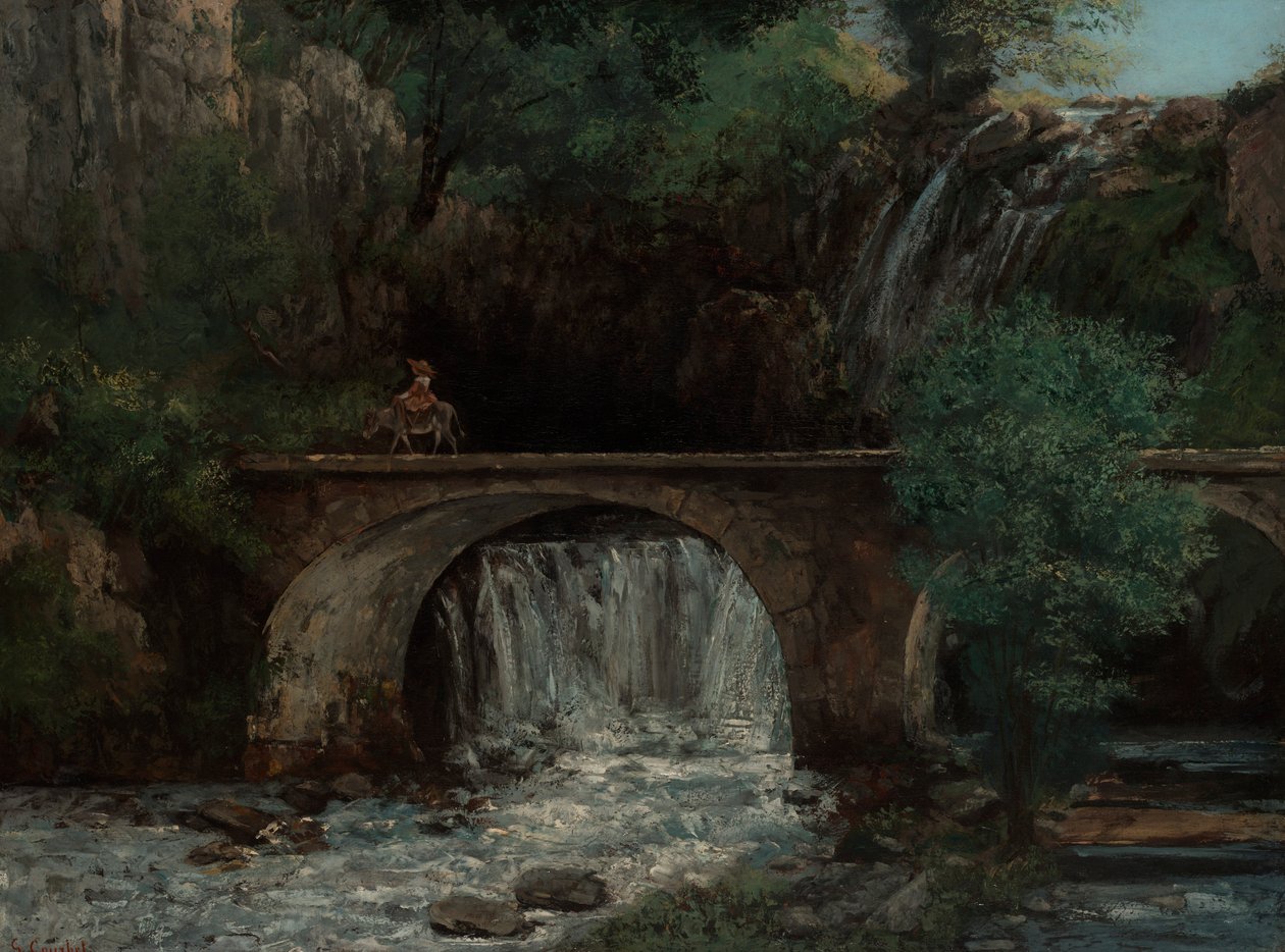 Velký most od Gustave Courbet