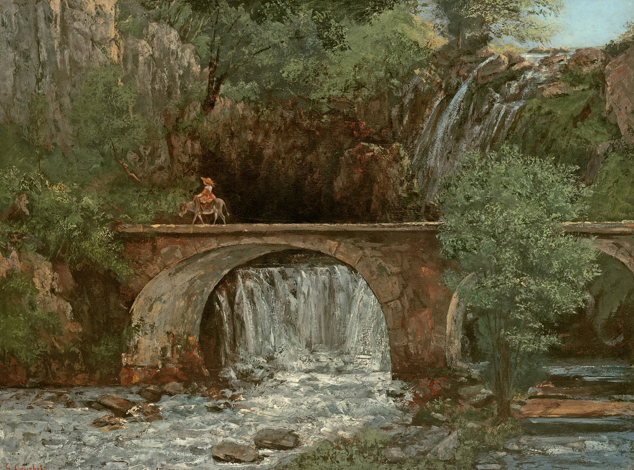 Velký most od Gustave Courbet