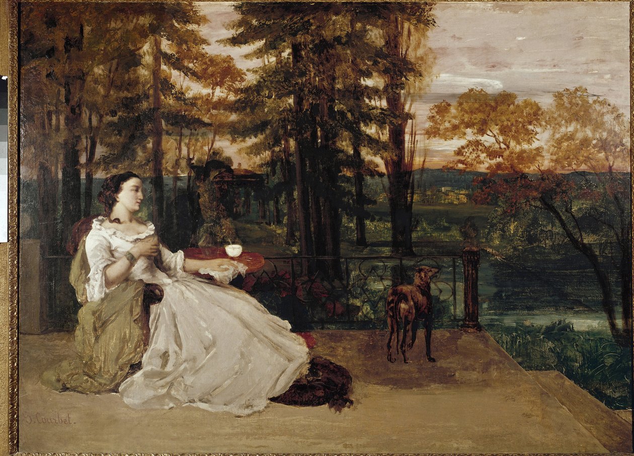 Obraz Dáma z Frankfurtu od Gustava Courbeta od Gustave Courbet