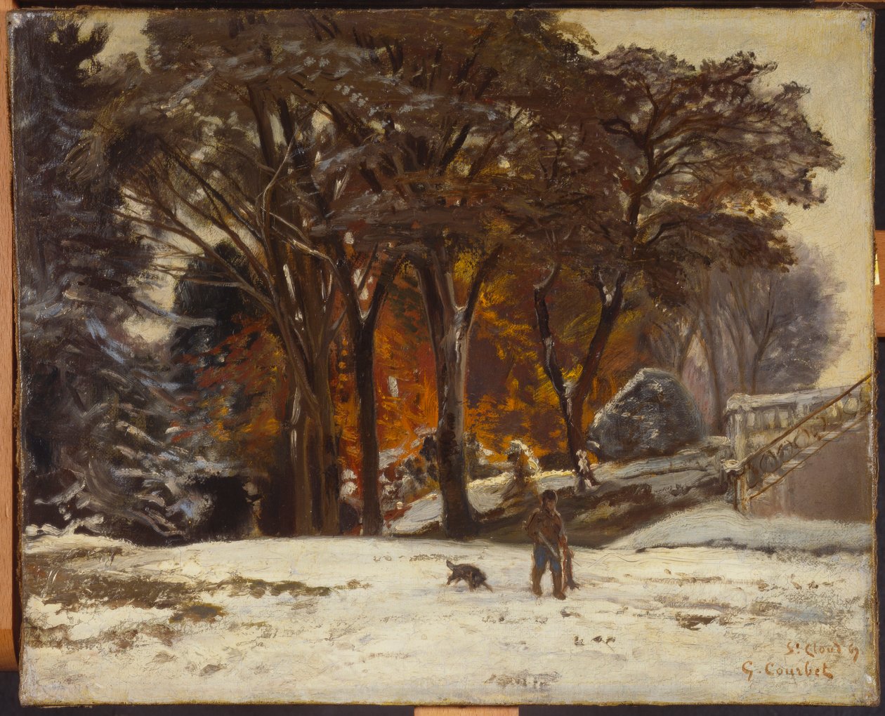 Pytlák, 1867 od Gustave Courbet