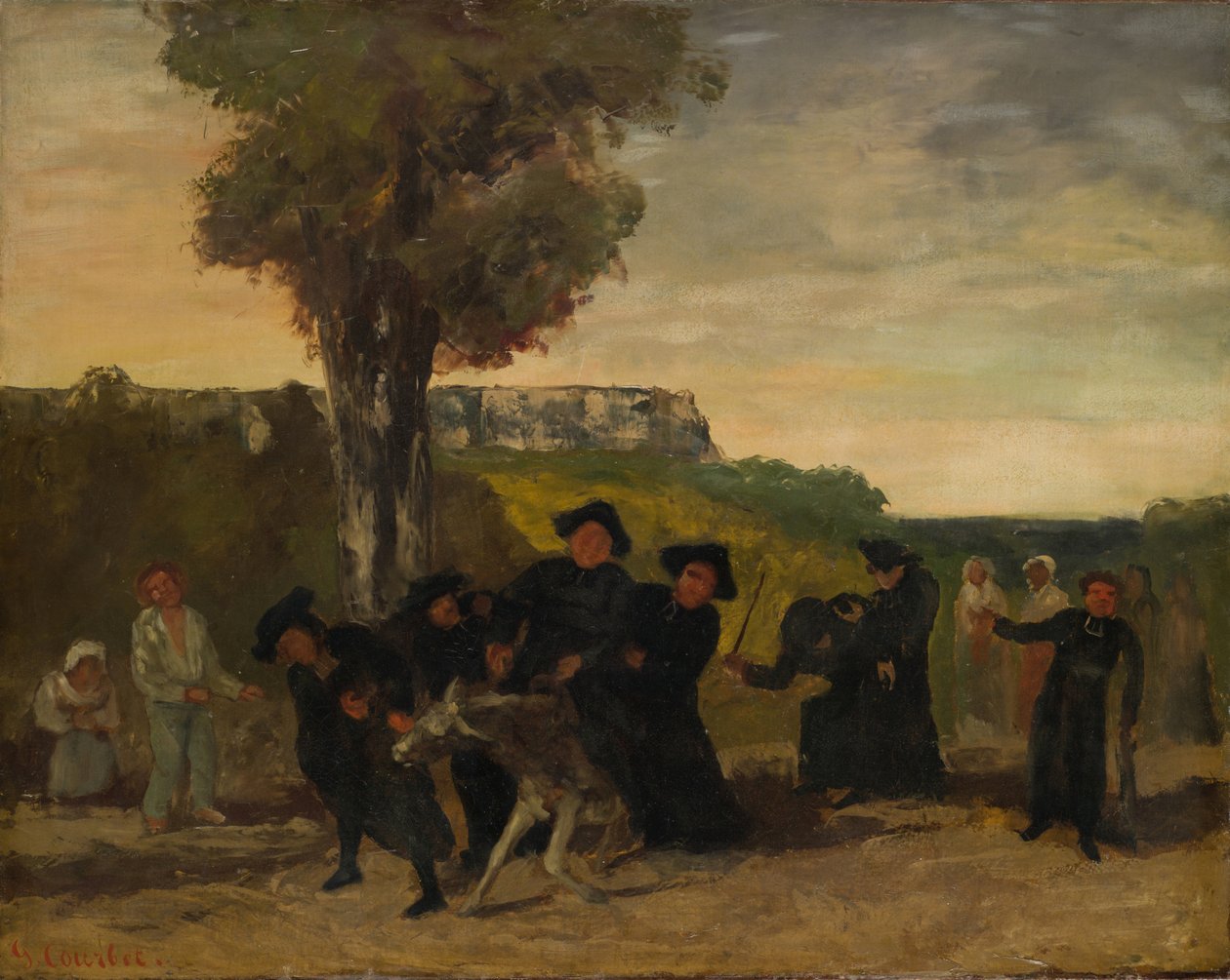 Návrat ze setkání, 1863 od Gustave Courbet