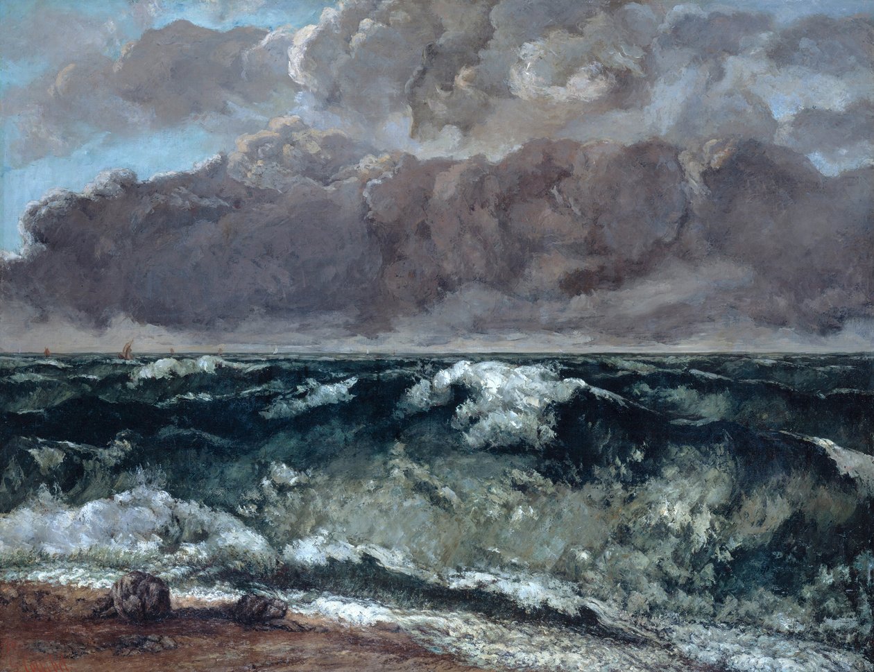 Vlna, 1867-1869 od Gustave Courbet