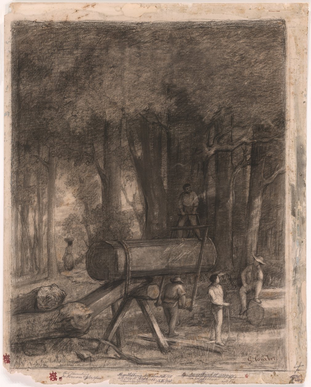 Dřevorubci od Gustave Courbet