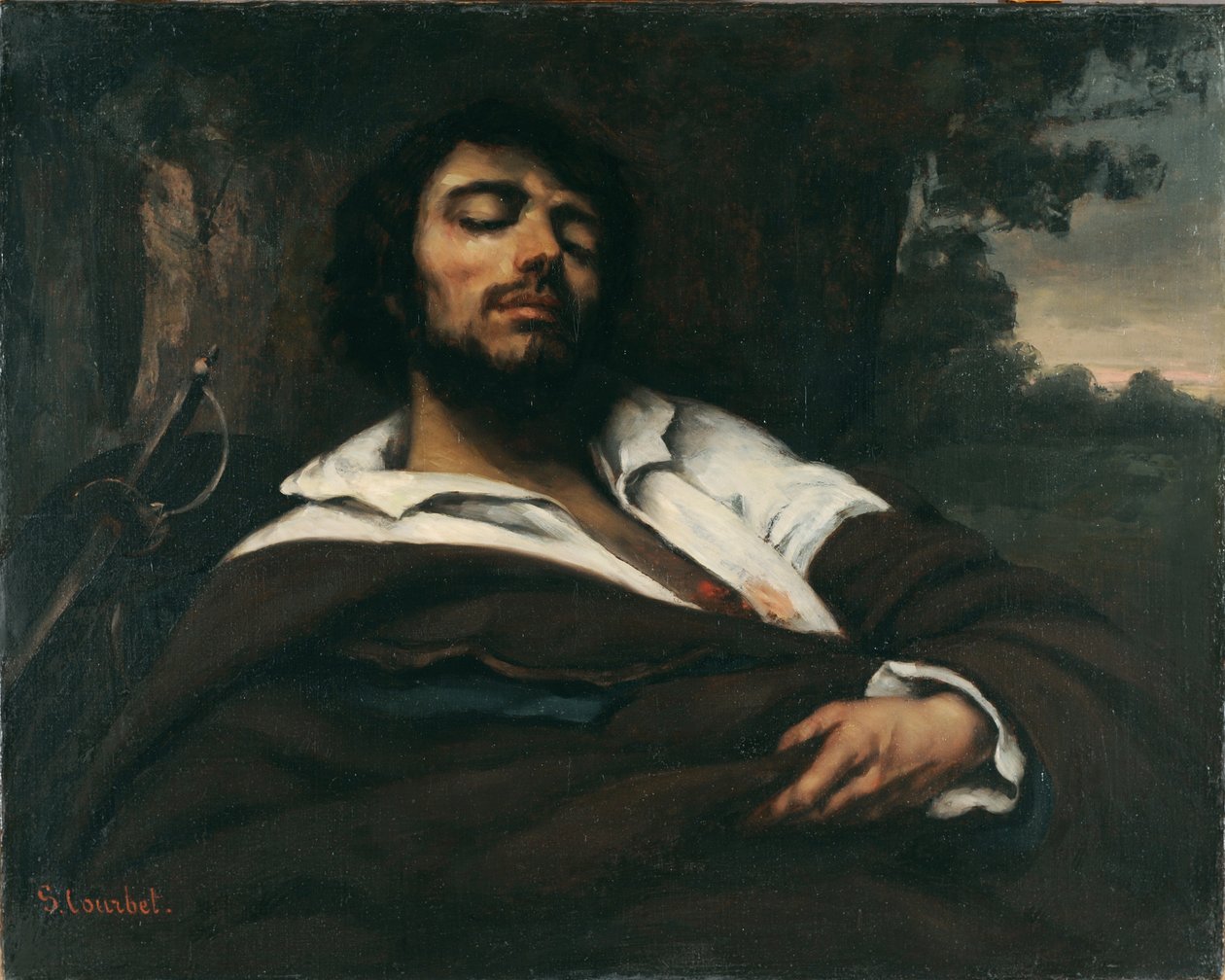 The Wounded Man, asi 1866. od Gustave Courbet