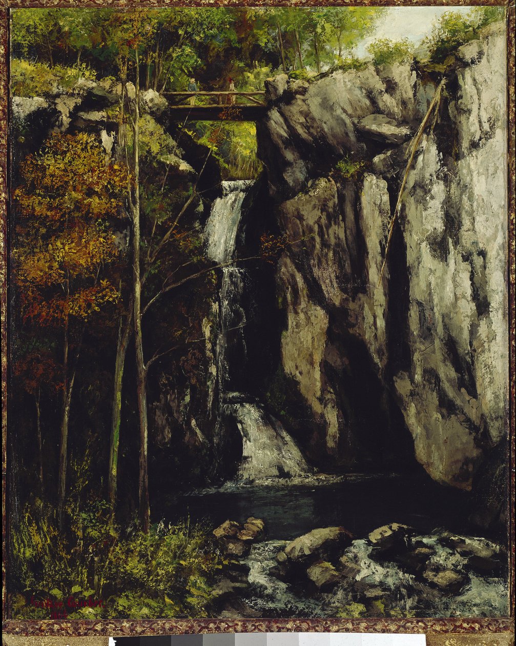Pád Gour de Conche, Myon (olej na plátně od Gustave Courbet