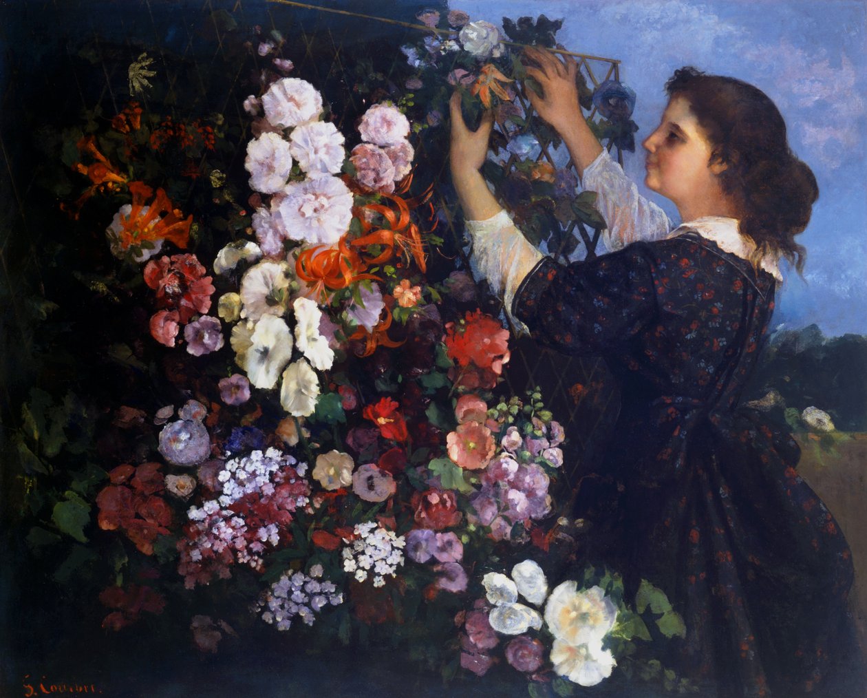Mřížka od Gustave Courbet