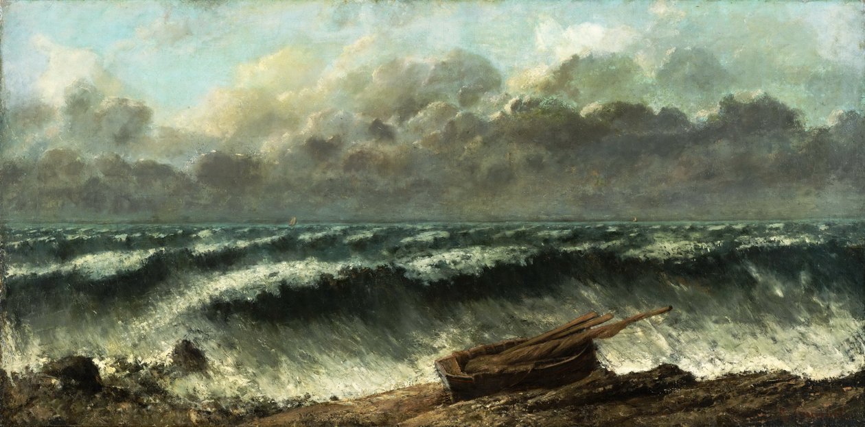 Vlny od Gustave Courbet