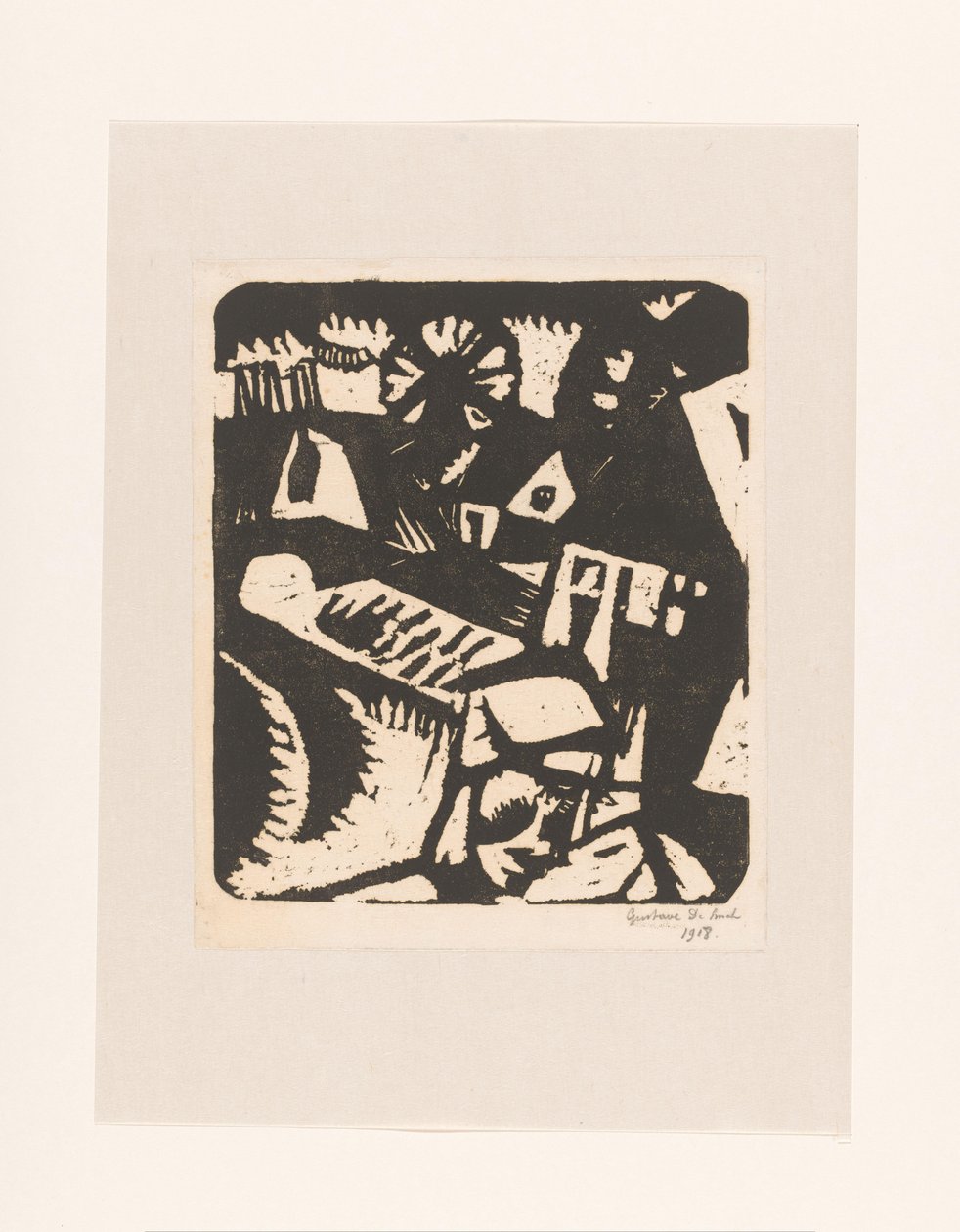 Krajina od Gustave De Smet (signed by artist)