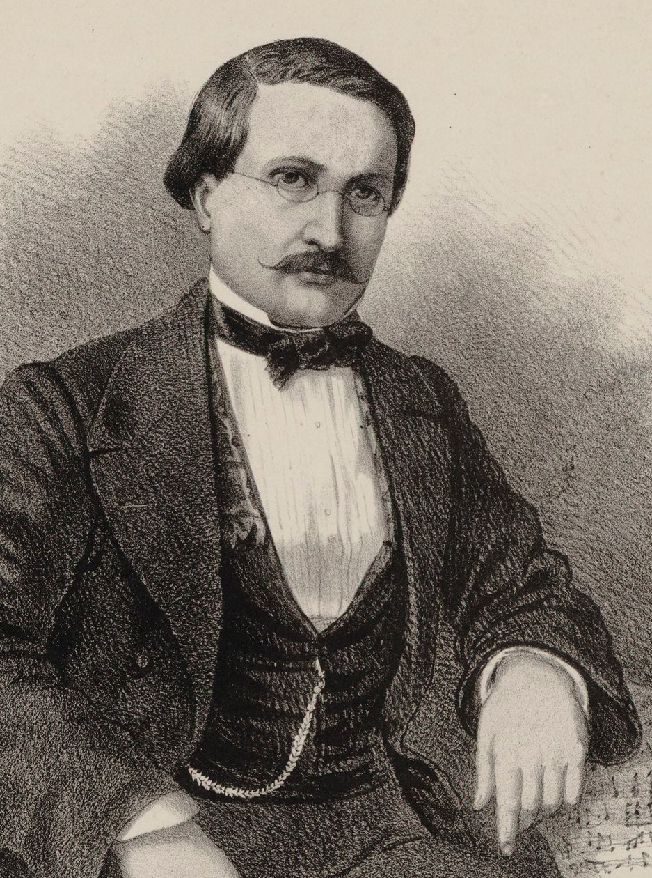 Portrét skladatele Antonyho Lamotteho 1819-1912, 1855-1859. od Gustave Donjean