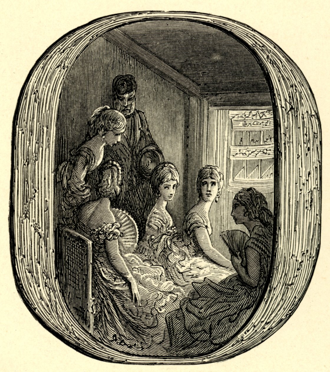 Operní box na od Gustave Dore