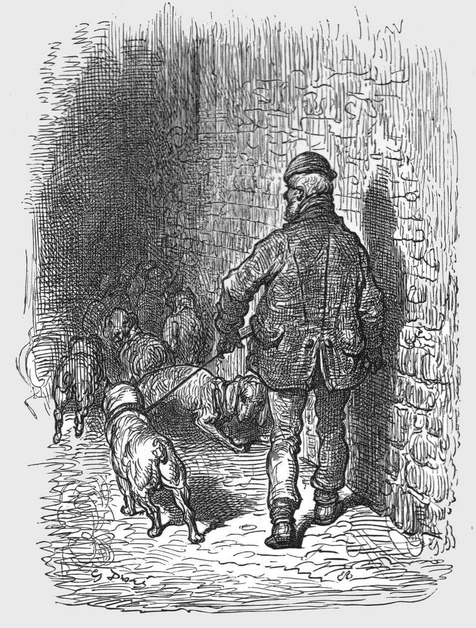 "Býčí psi", 1872. od Gustave Dore