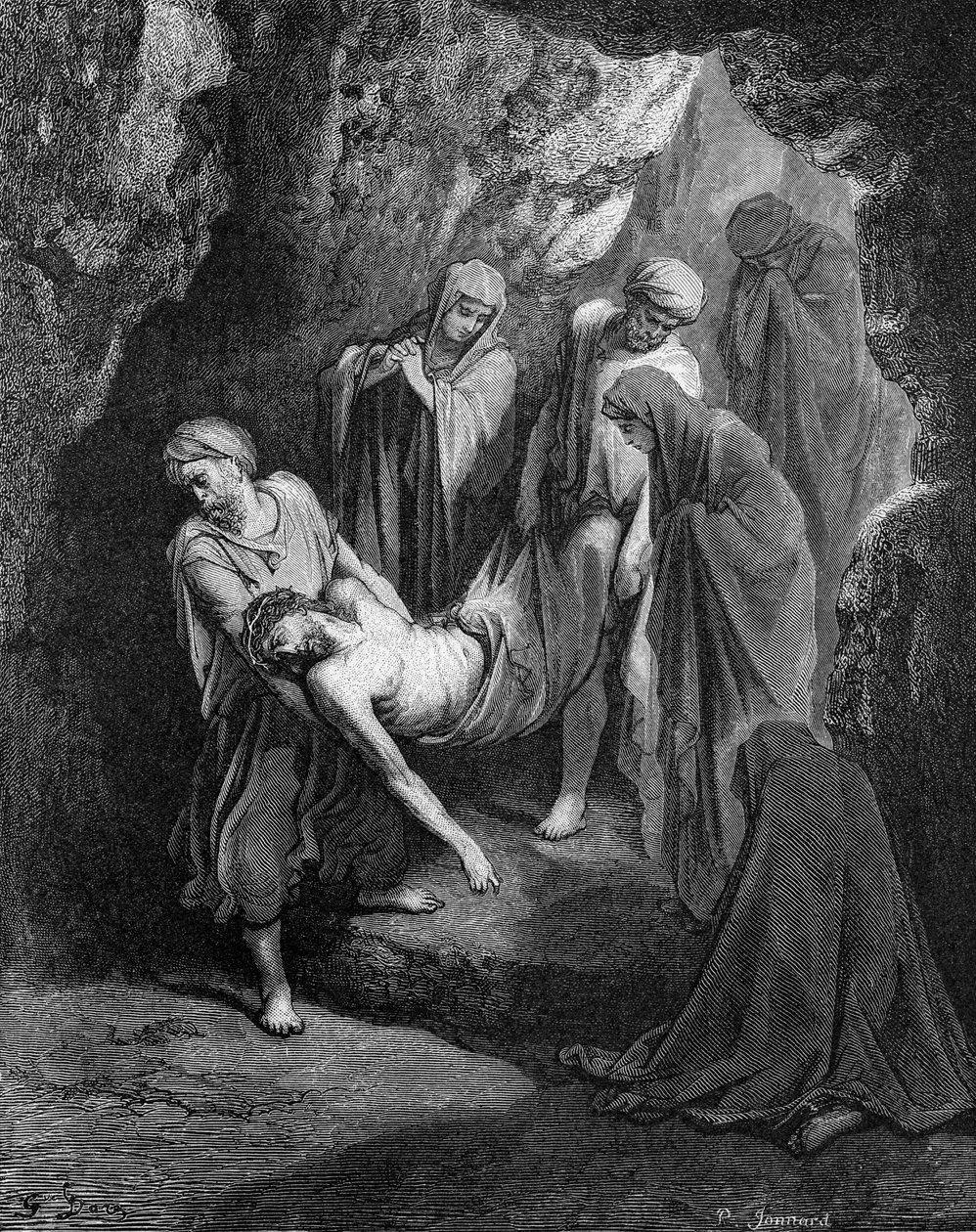Pohřeb Ježíše od Gustave Dore