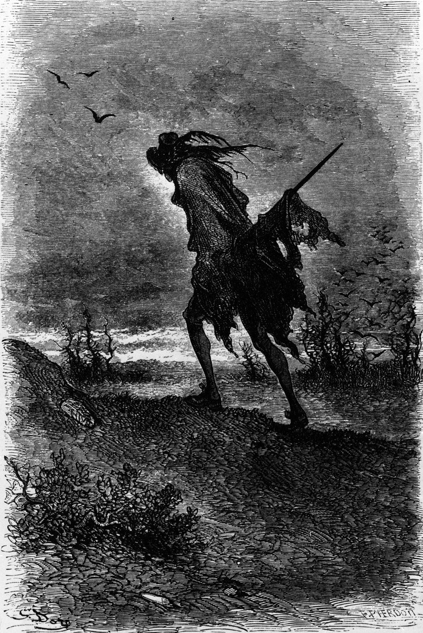 Kapitán Fracasse od Théophila Gautiera (1811-1872). Ilustrace Gustave Dore (1832-1883). od Gustave Dore