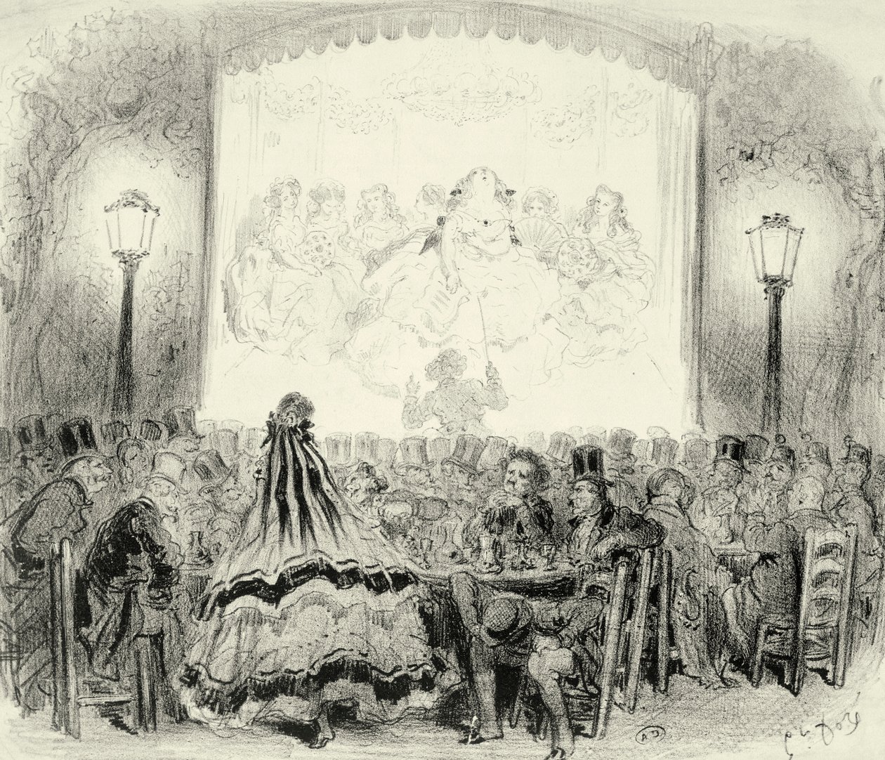 Kávový koncertní sál ve Francii, Paul Gustave Dore