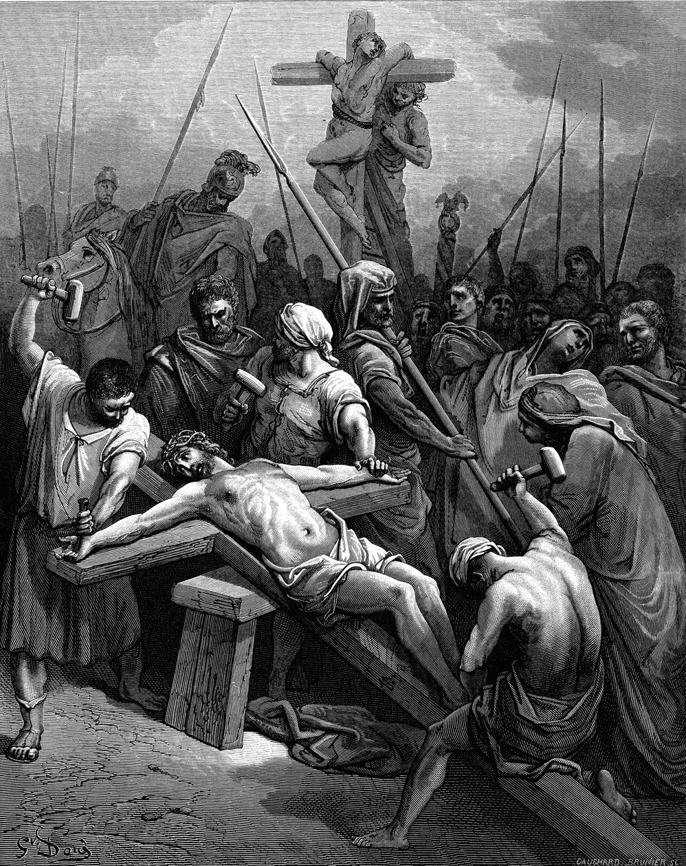 "Ukřižování", 1866 od Gustave Dore