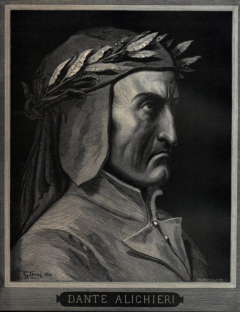 Dante Alighieri 1265-1321, 1860 od Gustave Dore