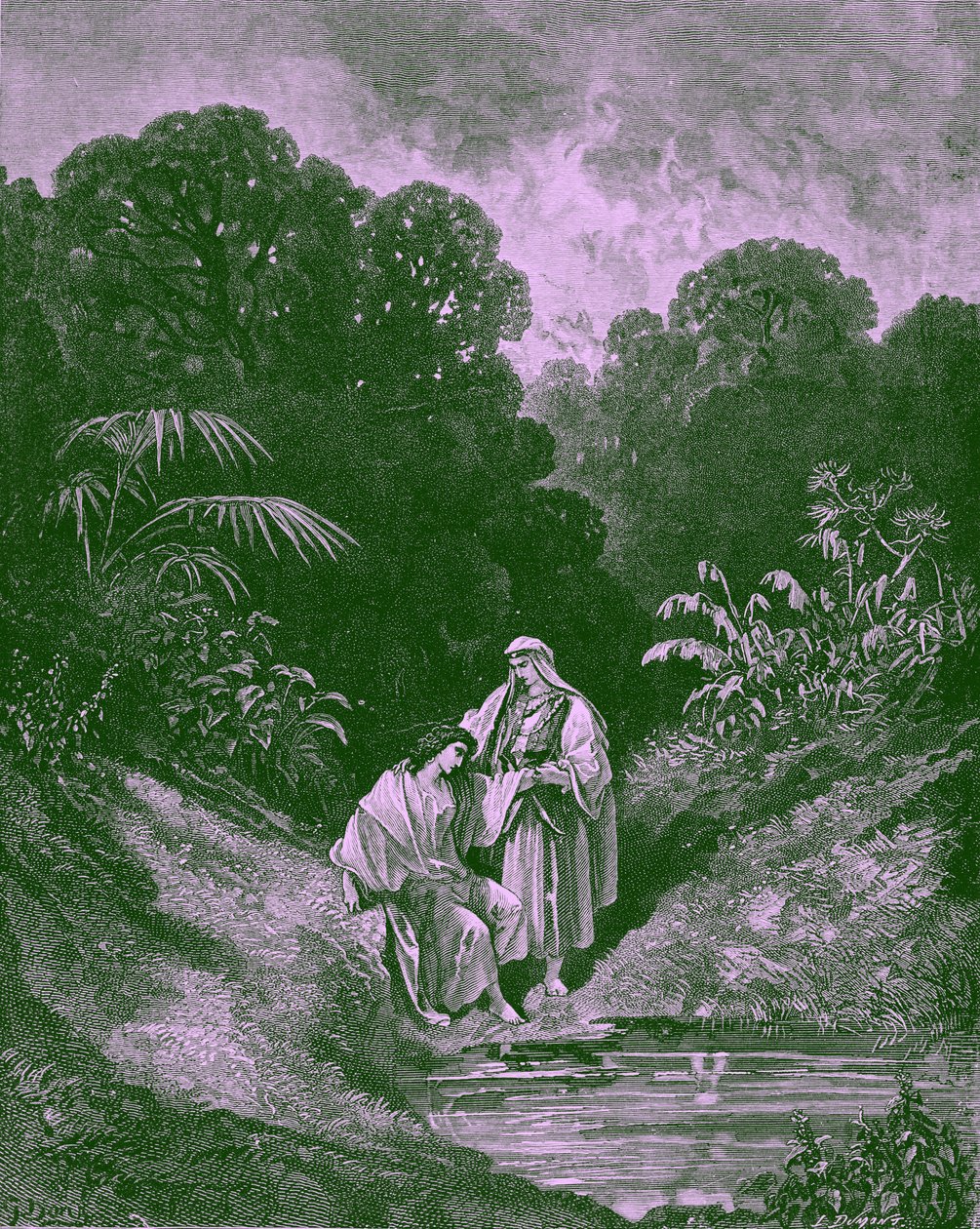 David a Jonathan, Gustave Doré - Bible od Gustave Dore