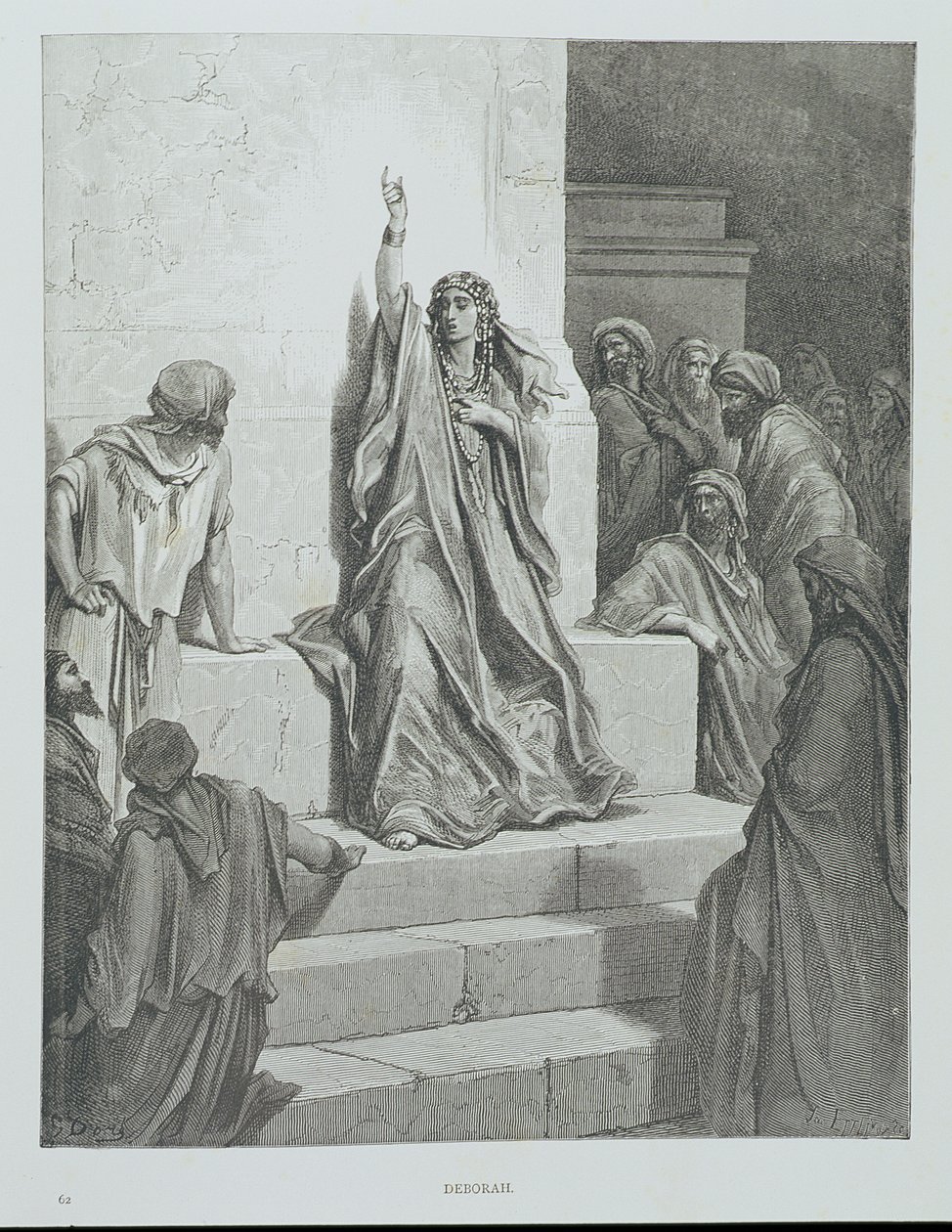 Deborah, vyryl Ettlin, kolem roku 1868 od Gustave Dore