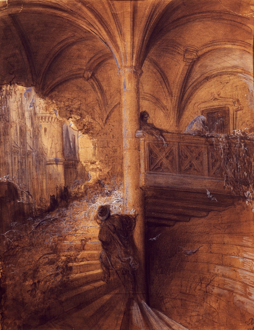 Začarovaný hrad, ilustrace Gustava Dore