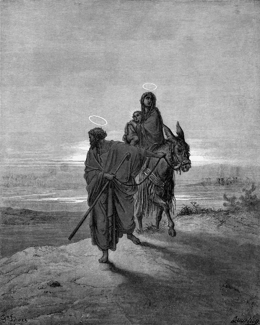 Let do Egypta od Gustave Dore