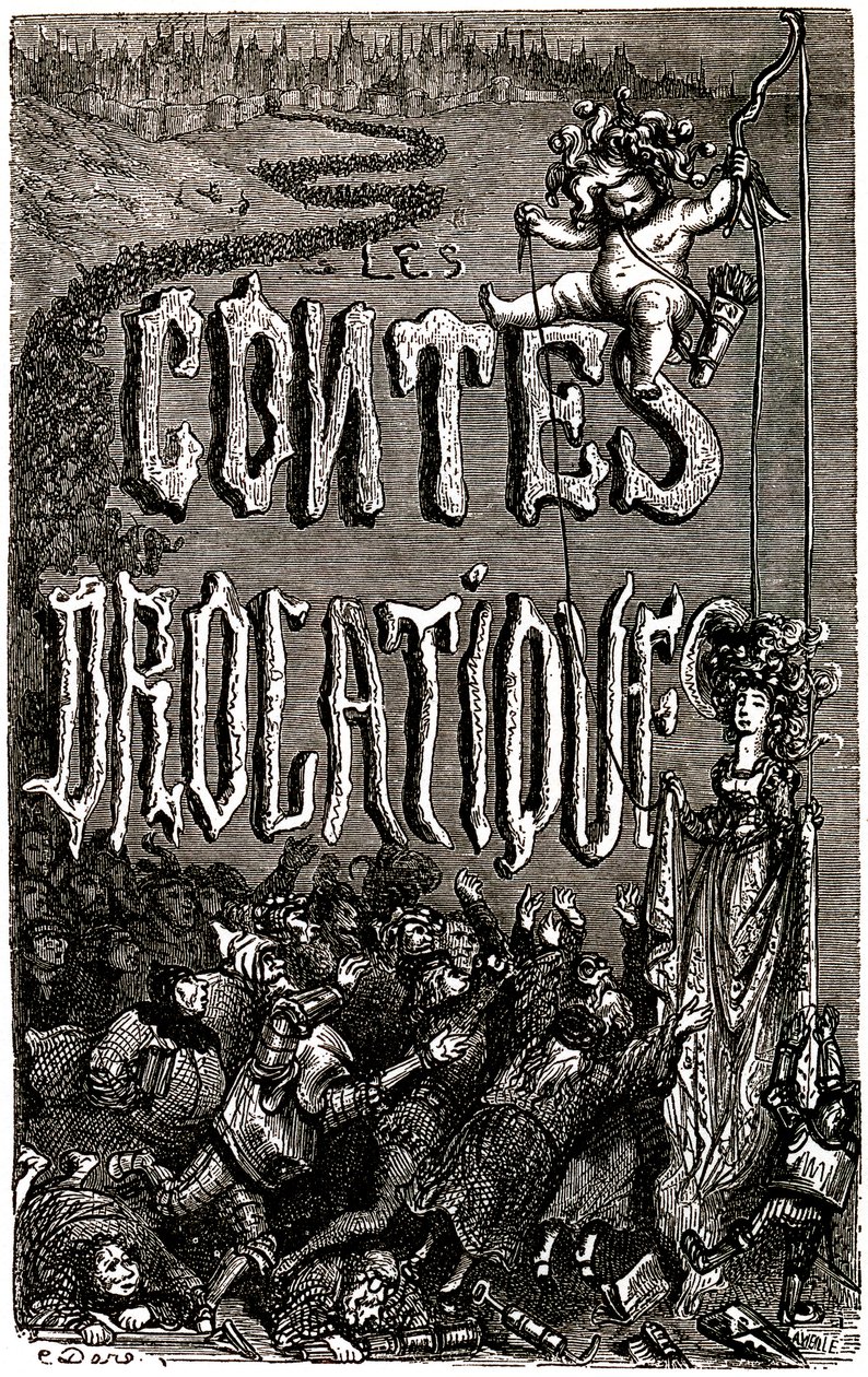 Frontispis pro Drolatické příběhy Honore de Balzaca od Gustave Dore