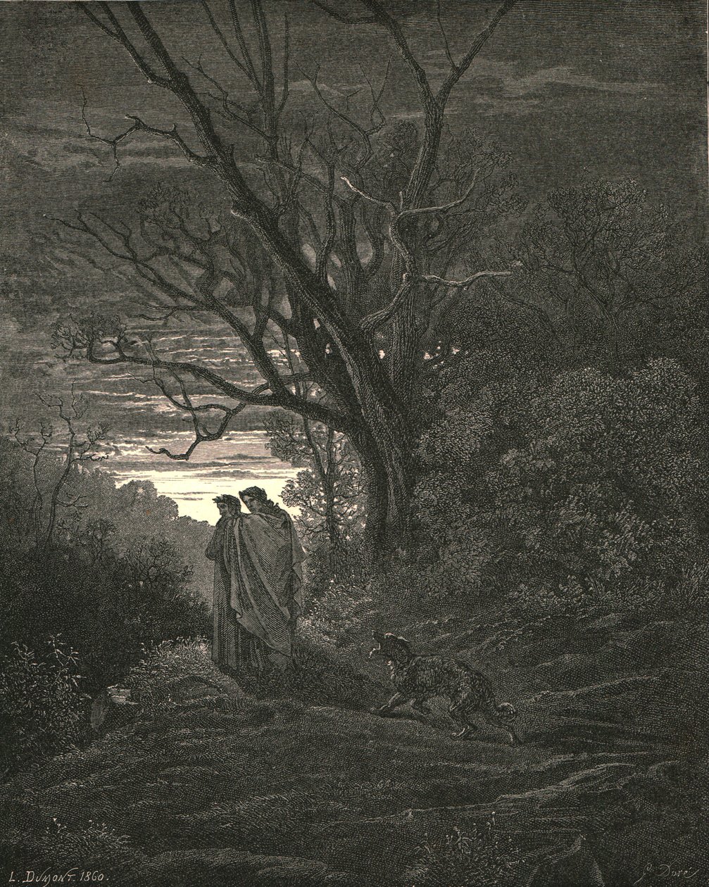 On, jakmile viděl, že pláču, c1890. od Gustave Dore