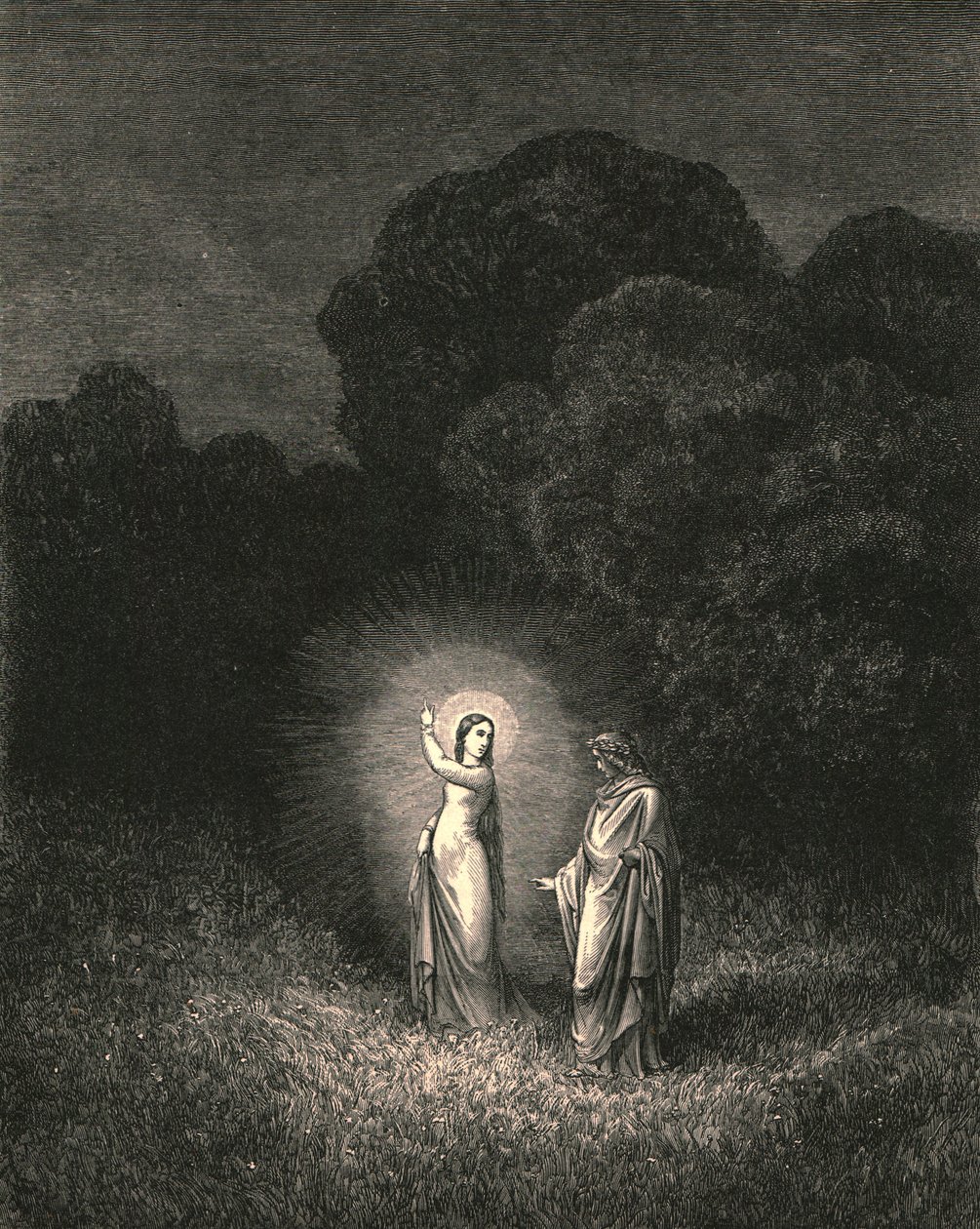 Já, který tě nyní nabízím na tento úkol, jsem Beatrice, c1890. od Gustave Dore