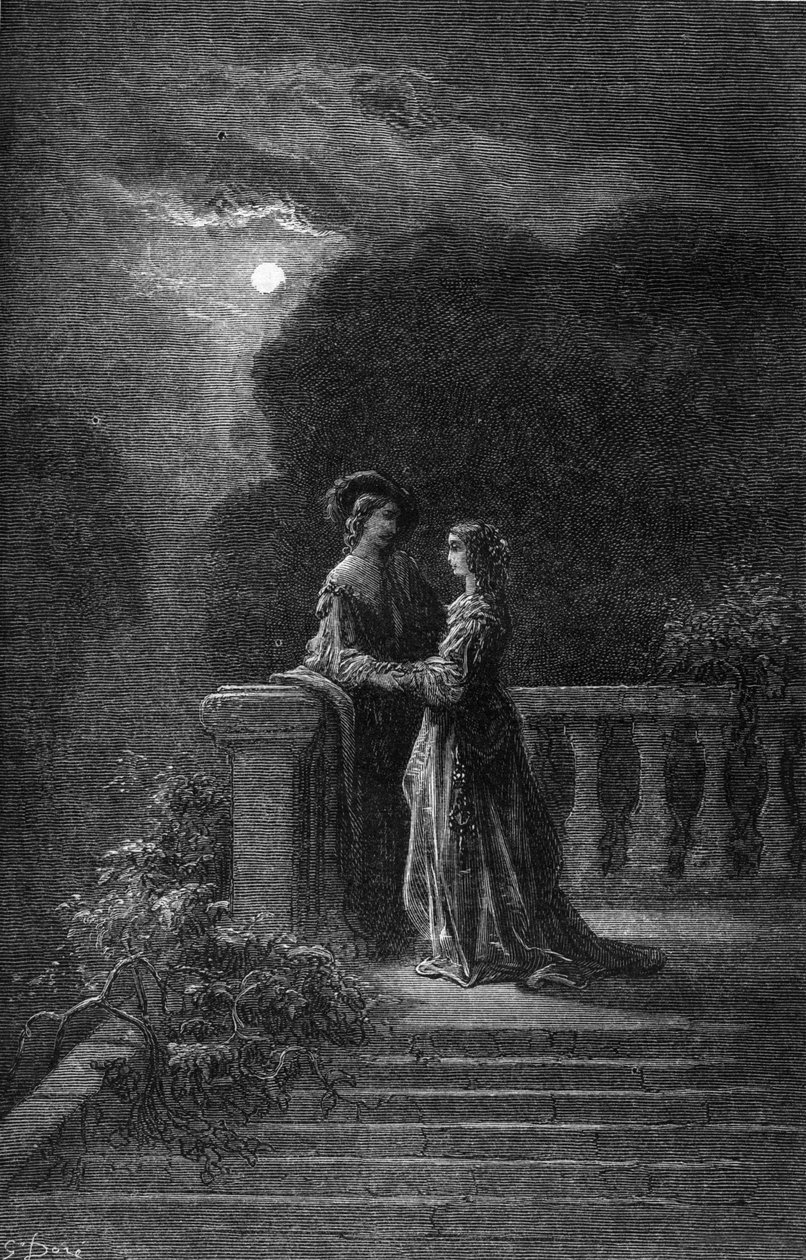 Ilustrace Gustava Doreho ke knize Kapitán Fracasse od Theophila Gautiera od Gustave Dore