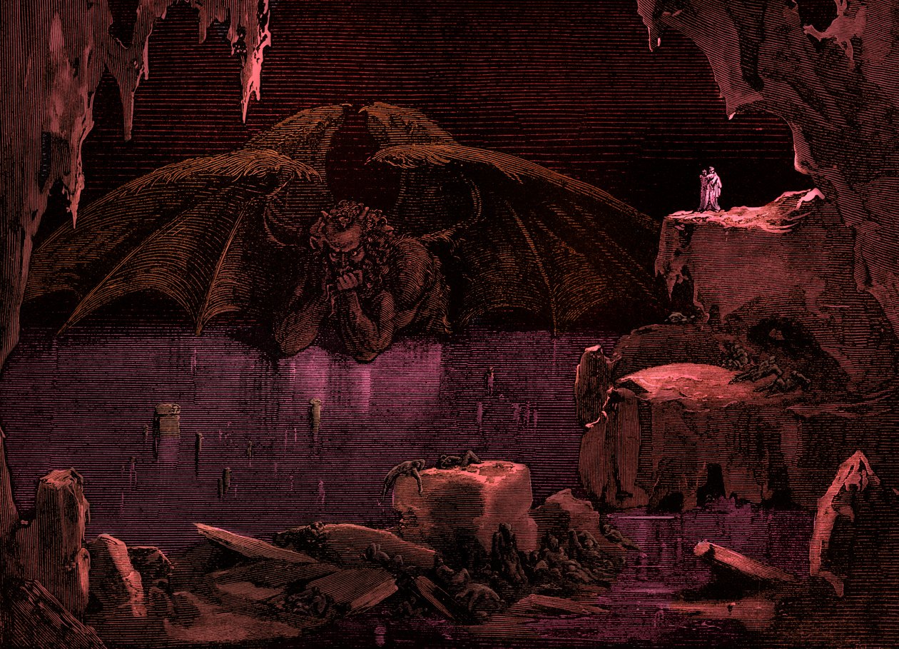 Ilustrace k Božské komedii - Peklo (La Divina Commedia, L