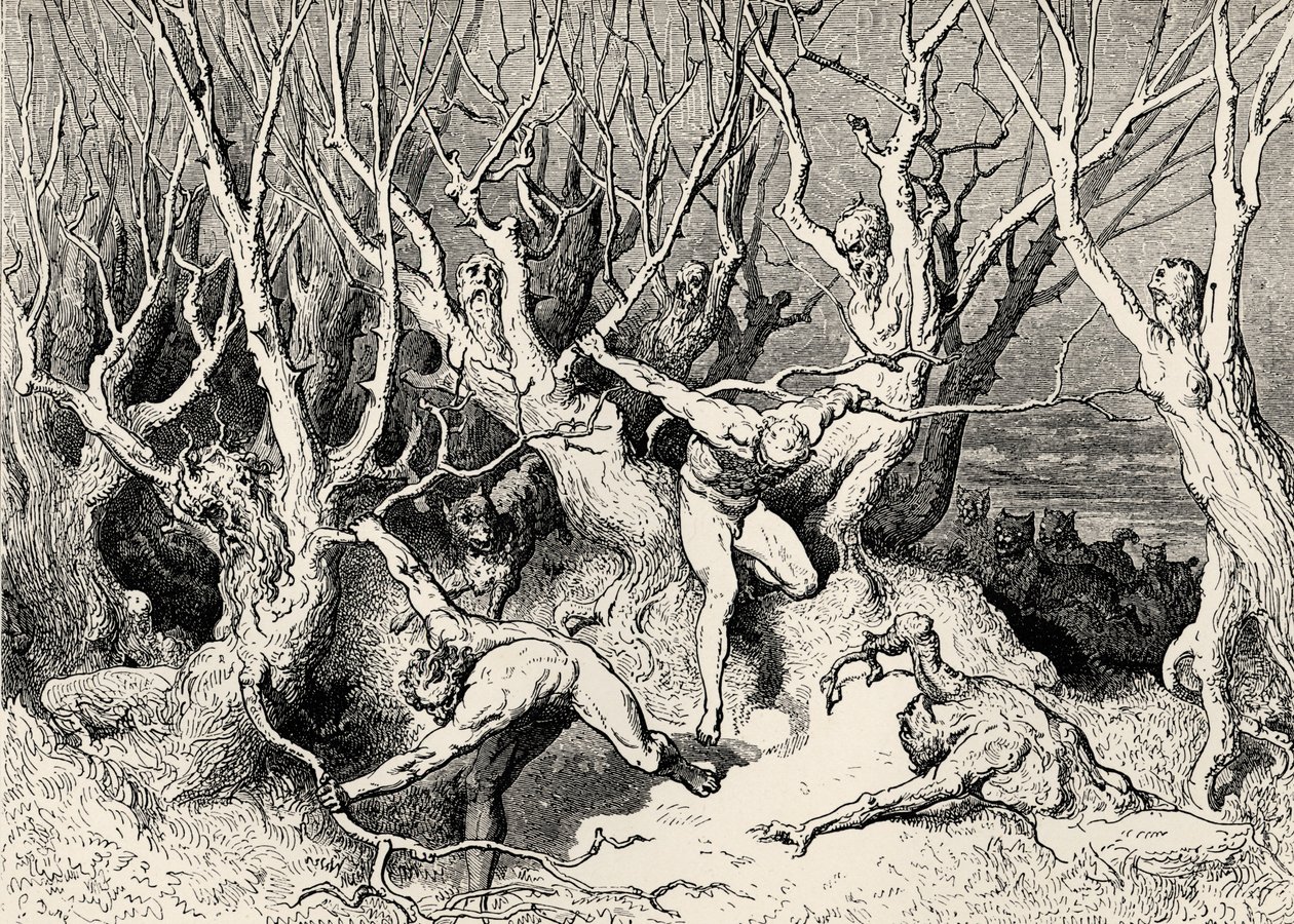 Ilustrace k Božské komedii - Peklo (La Divina Commedia, L