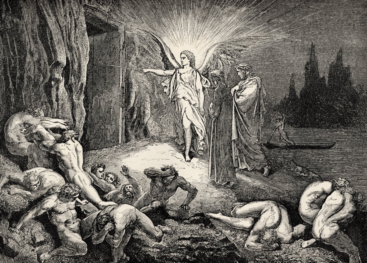 Ilustrace k Božské komedii - Peklo (La Divina Commedia, L