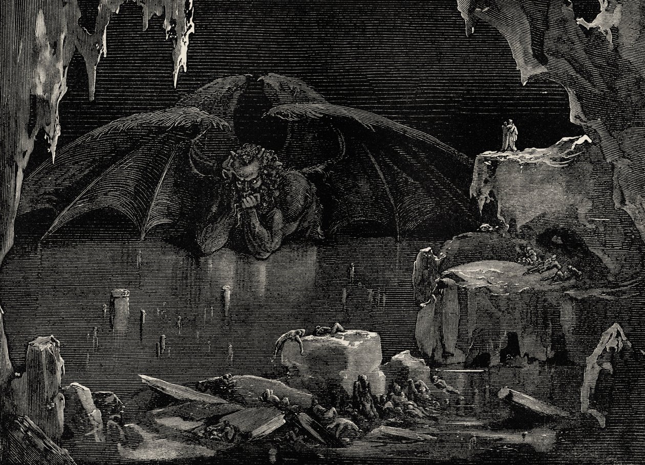 Ilustrace k Božské komedii - Peklo (La Divina Commedia, L